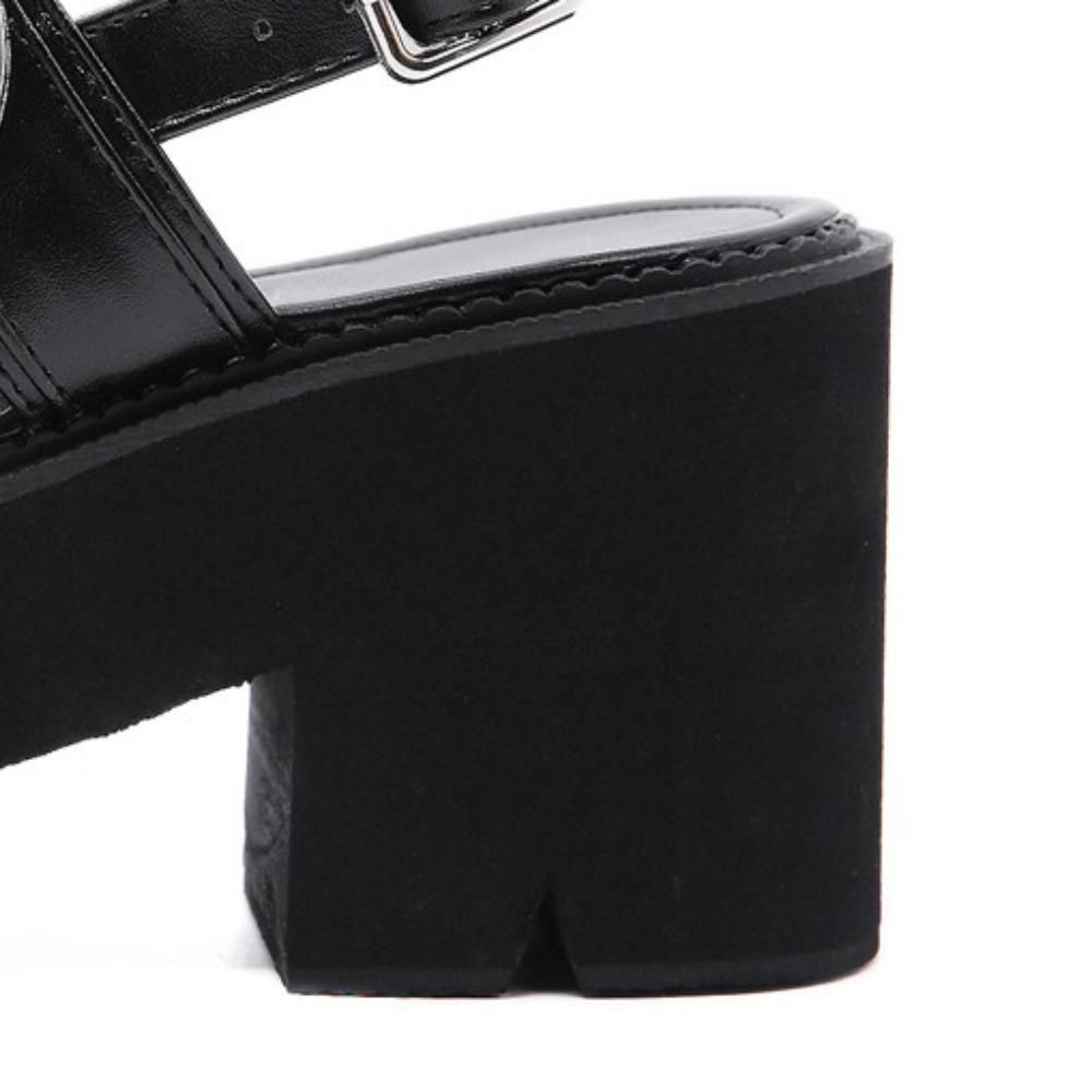 New Spring Summer Women Peep Toe Platform High Heel Sandals Plus Size 35-43