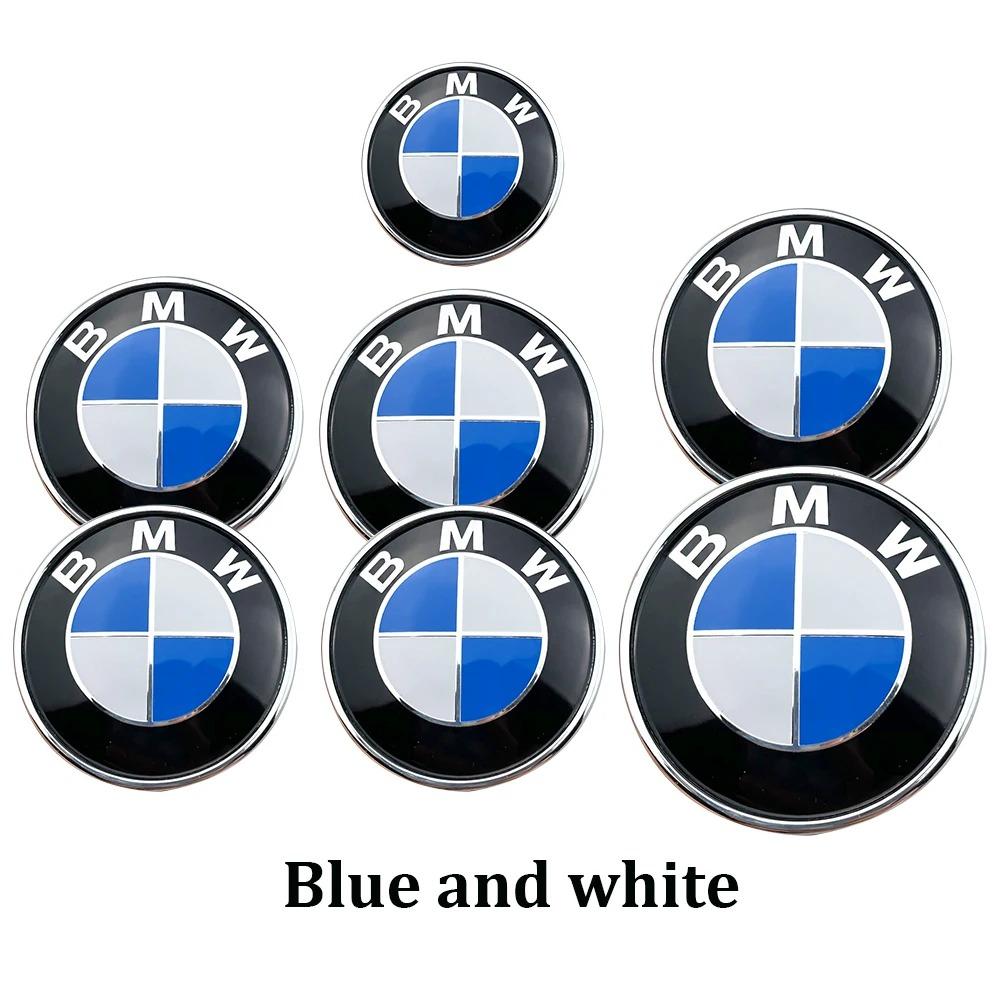 7Pcs Car Hood Front Rear Trunk Emblem original Logo E36 E46 E53 E39 E90 E60 E93 E87 E34 G20 X3 X5 F30 F20 X6 accessories RUNTB1