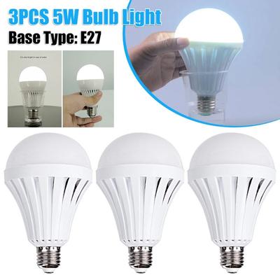 1-3 Stück 5/7/9/12/15W Not-LED-Birne E27 Wiederaufladbar Ersatzlicht 3-5 Stunden Akkulaufzeit Energiesparlampe für Camping Zuhause Stromausfall