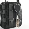 1Pc Retractable Easy-To-Pull Buckle Badge Reel Carabiner Key Chain Anti-Theft Anti-Lost Key Chain With Steel Cord
