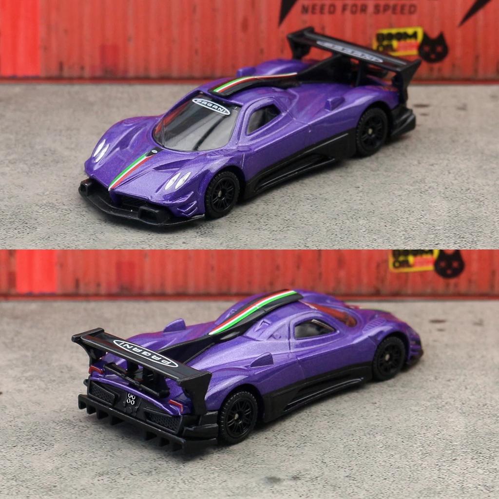 1/64 Scale Pagani Zonda R Toy Car Model CCA MSZ 1:64 Diecast Vehicle Miniature Free Wheels Collection Suitable for Hot Wheels Gift Kid