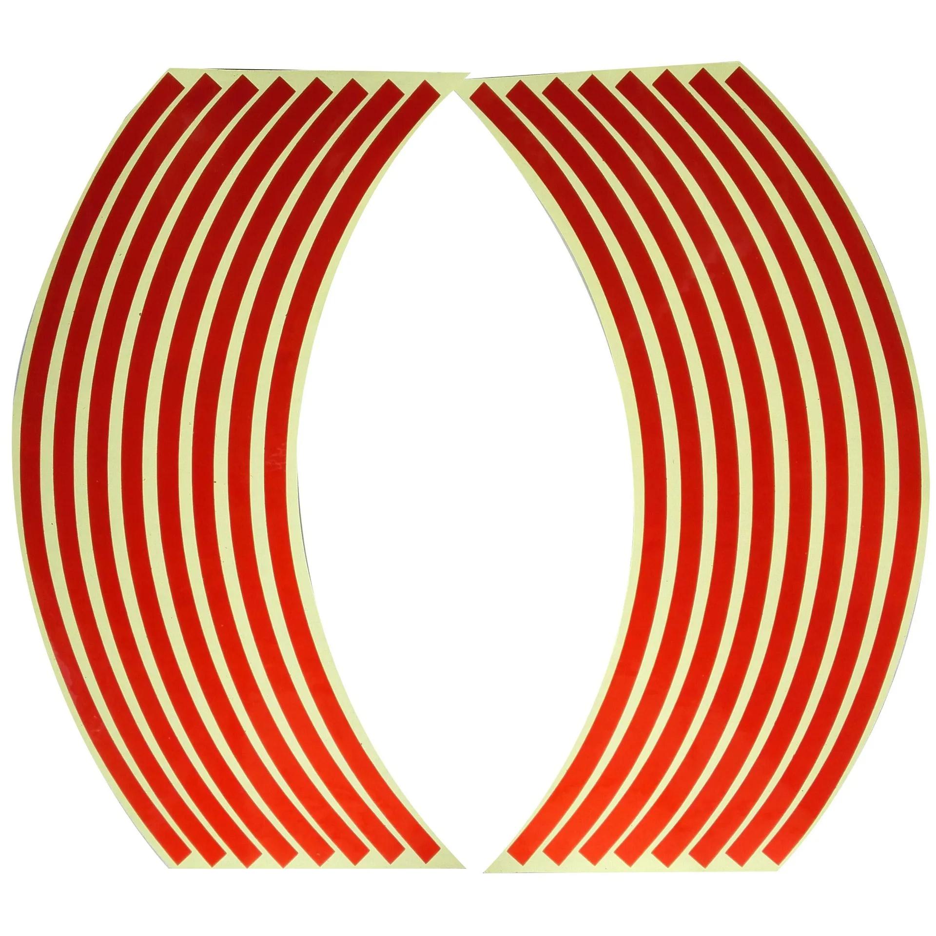 

1 комплект, 7 цветов, полоски для стайлинга автомобиля, светоотражающие наклейки и наклейки на колеса мотоцикла для мотокросса, мотоцикла, 17/18 дюймов, светоотражающая лента на обод