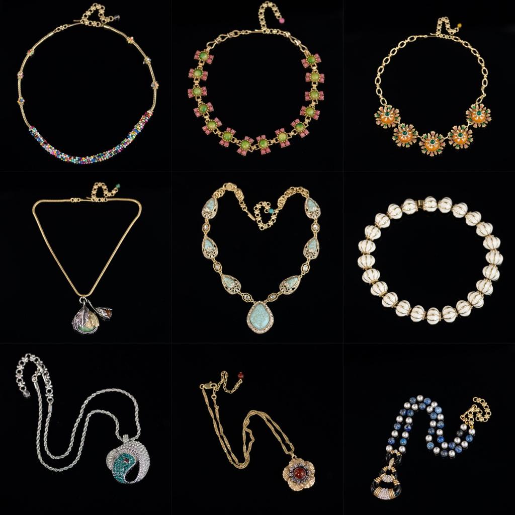 Medieval Vintage High Fashion Personality Temperament Exaggerated Retro Gold Necklace Women'S 25 Autumn New Necklace