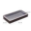 Sophisticated Sturdy Wood Jewelry Display Container with Waterproof and Clear Acrylics Top Accessory for Organization