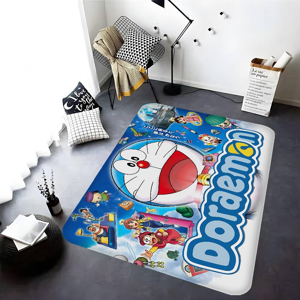 D-Doraemon Floor Mat Cheaper Anti-slip Modern Living Room Balcony Printed Bedside Mats
