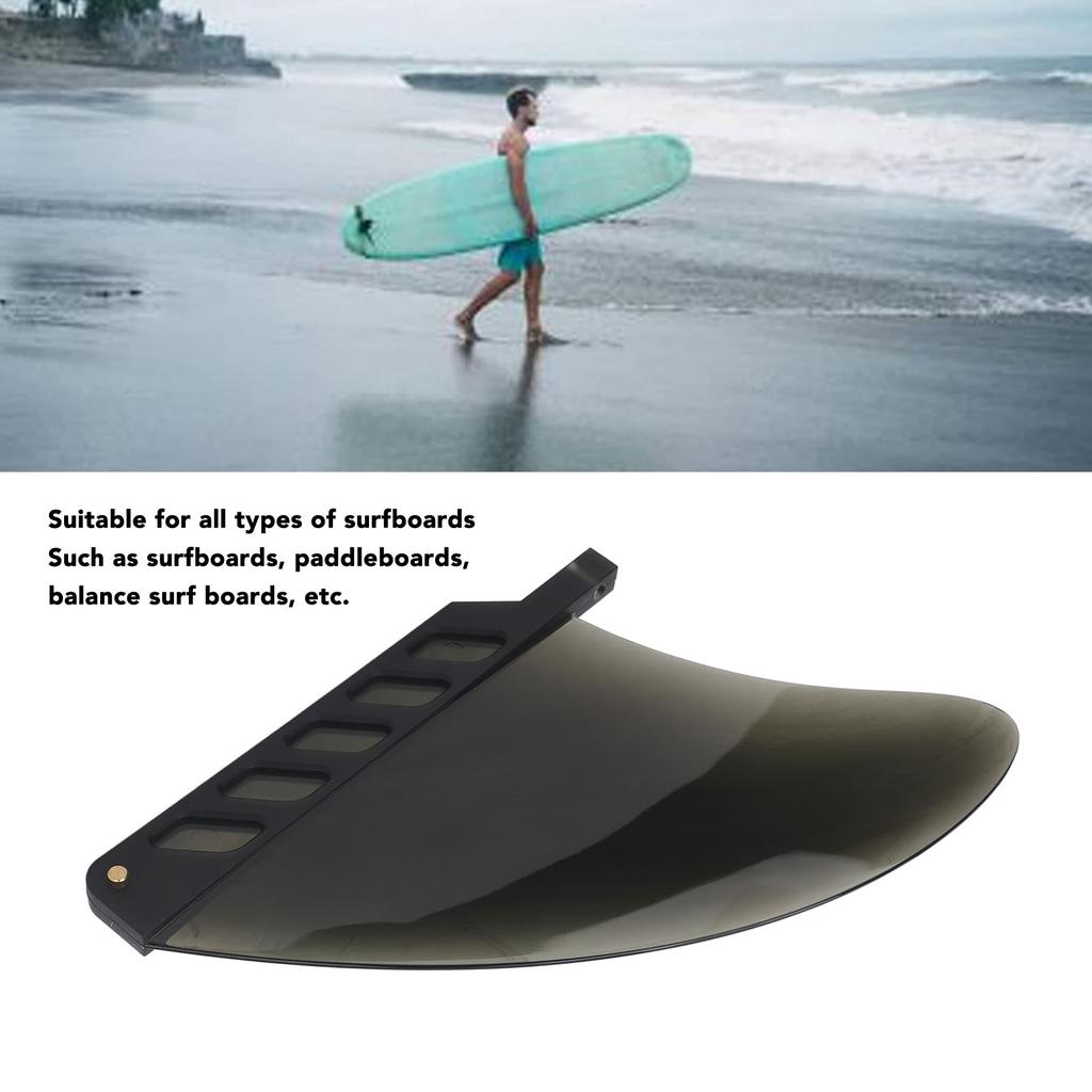 Surfboard Fin TPU Soft Balanced Surfboard Replacement Tail Fin for Longboard Paddle Board Surfing Accessory