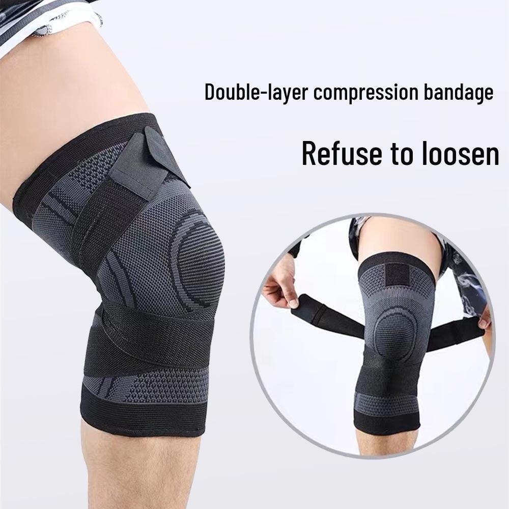 Breathable Anti-slip Compression Knee Pad for Sports, Fitness, Basketball, Running & Cycling