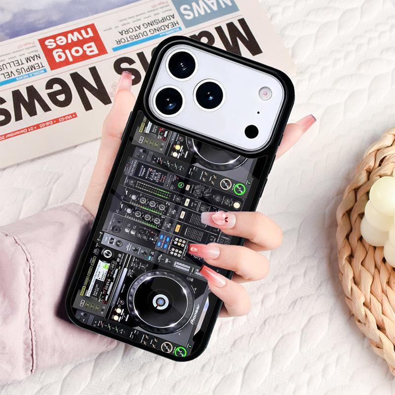 Electronic Music DJ Controller Mixer Phone Case For IPhone 17 16e 15 14 13 12 11 Pro Max Air Mini Soft Protective Cover