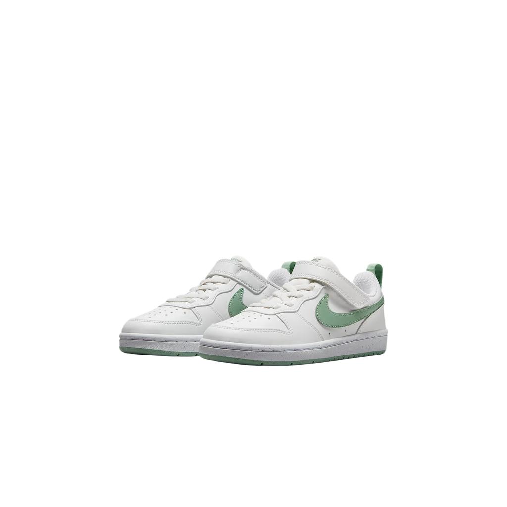 Nike Court Borough Low Recraft PS Summit White Green Kids Sneakers Peak-White Mild-Grey-Green DV5457-130