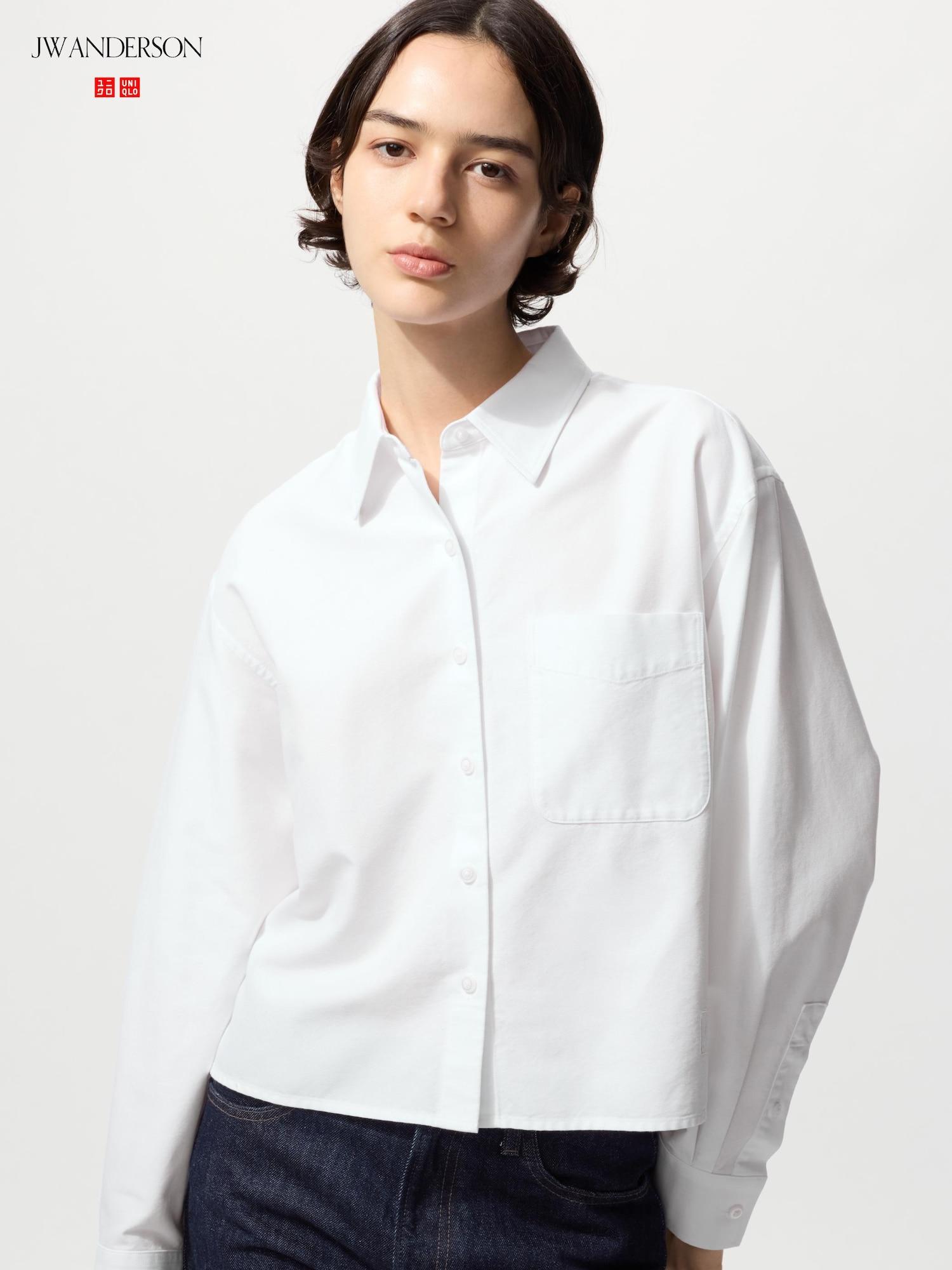 

Uniqlo Япония Оксфордская рубашка 00 WHITE/XS