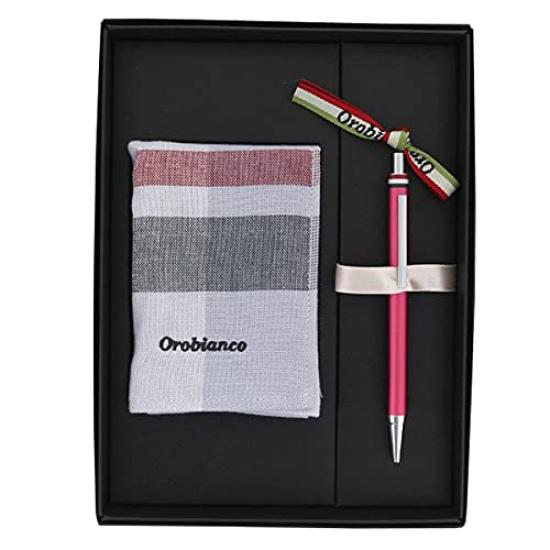 

Подарочный набор Orobianco Шариковая ручка Freccia Handkerchief Magenta CT +