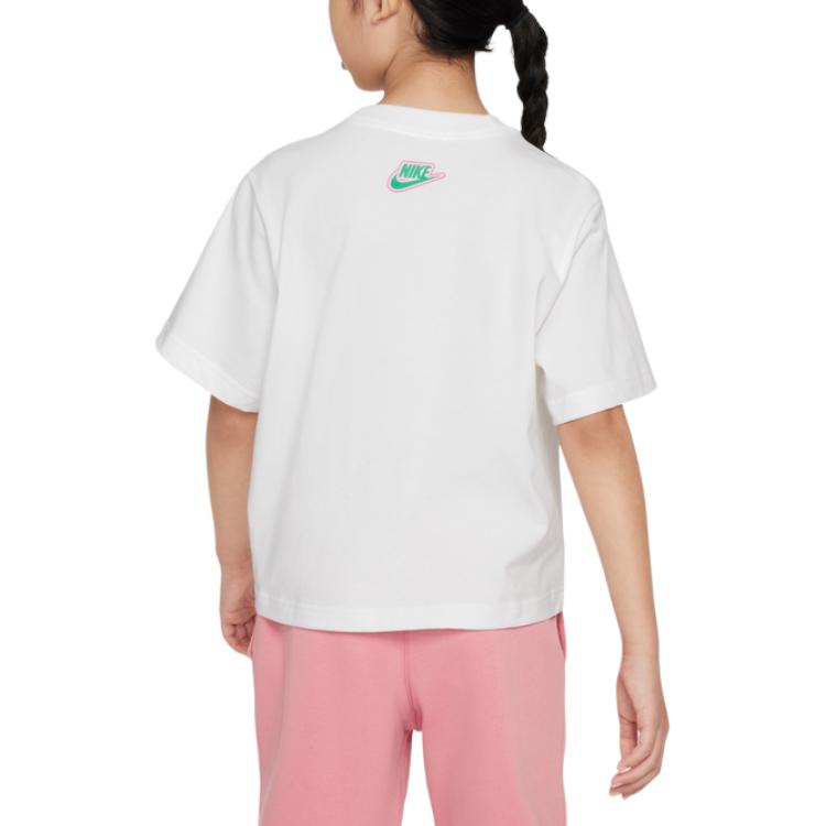 Nike Kids T Shirts Crew Neck Moderate FD5371-100