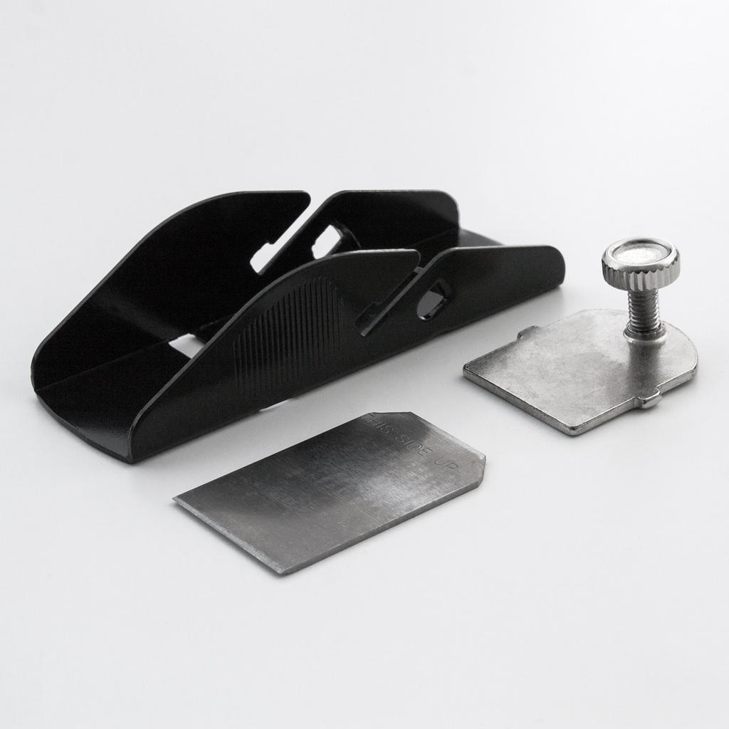 KAKURI Hobby Plane with Replaceable 90mm Overall and Pull and Perfect for Flat DIY and Model 41446 Blades, Length, Dual-Push Design, Palm-Sized,