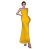 Seaside Vacation Sexy Hottie Slanted Shoulder Tube Top Dress Waist Hip Beach Dress Women