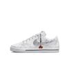 Court Legacy Skateboard Shoes Unisex Low Top White Silver Gray DH3162-100(Team83-)
