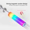 5V 3Pin ARGB Graphics Card Brace GPU Support Bracket Adjustable Telescopic Rotary Screw Aluminum Alloy Graphics Card GPU Holder
