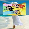Power Police  Adventure Beach Towel, Super Soft Microfiber, Gift for Her/Him, Birthday, for Pool, Beach, Travel, Home Decor Fan Gifts