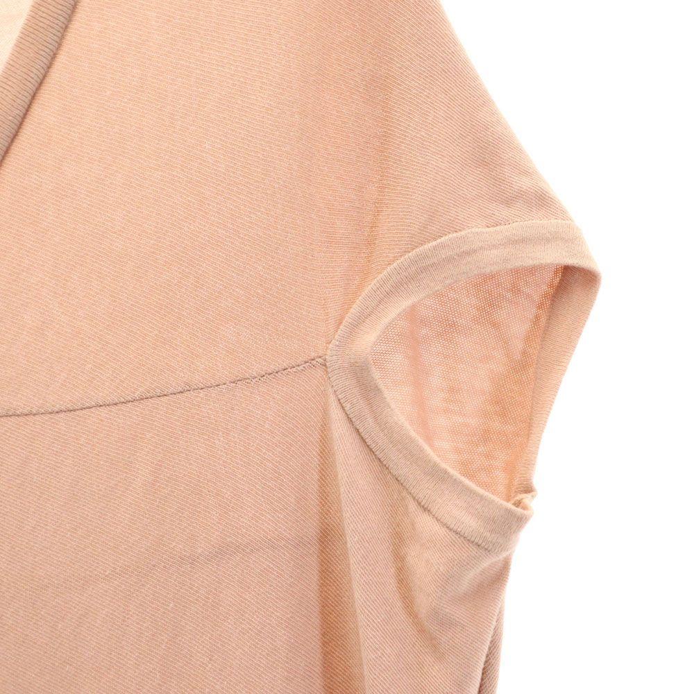 Maison Martin Margiela Made In Italy No Sleeve V-neck Cotton Knit One Piece Women Used