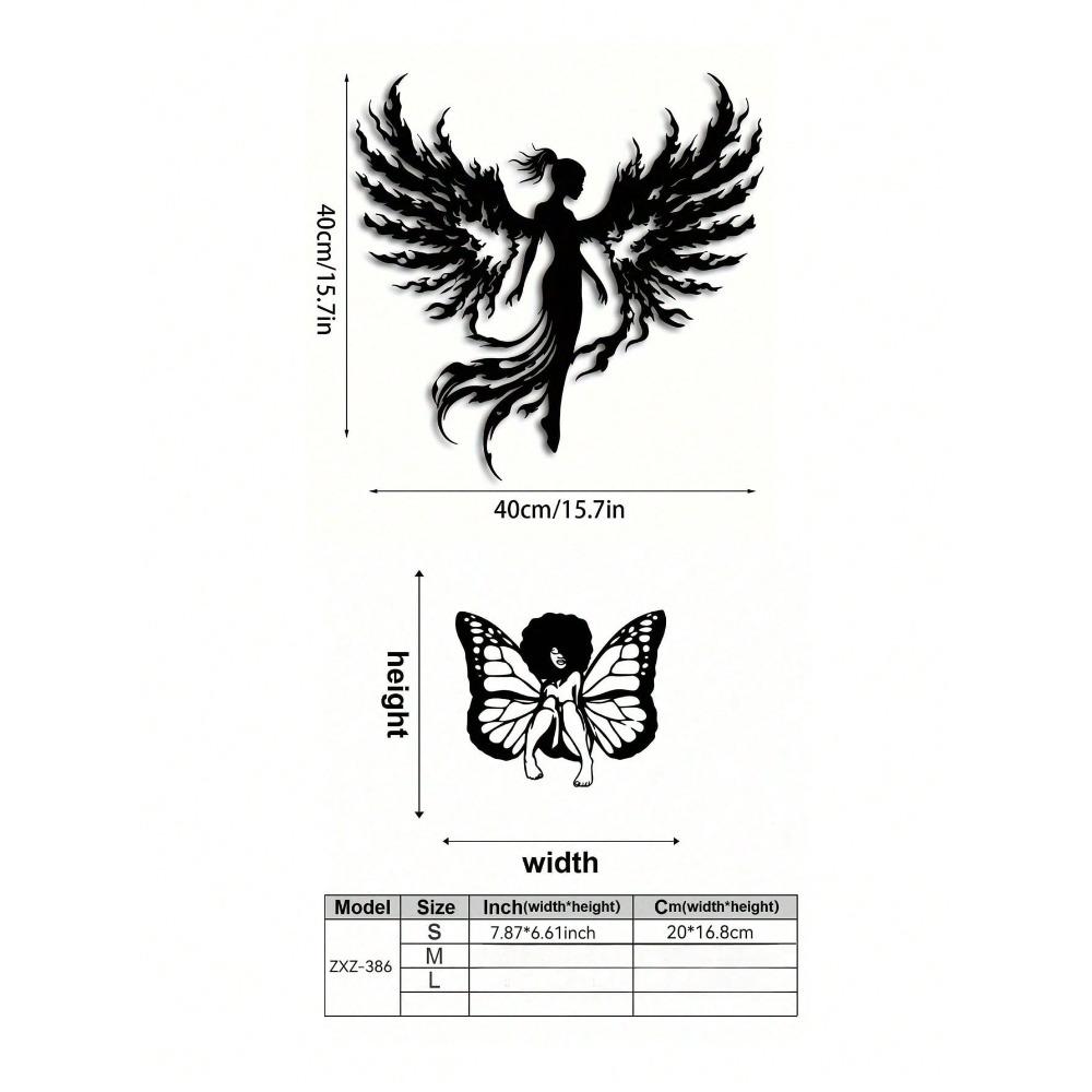 Metal Wall Art Wrought Iron Decor Home Garden Holiday Gift for Christmas Easter