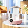 Double Spray 3L Large Capacity Humidifier with 7 Color Lights and Digital Display Screen for Silent Operation for Office Home