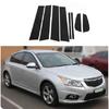 For Chevrolet Cruze Hatchback 2013-15 Window Decoration Door Frame Cover Shiny Black Center Pillar Sticker