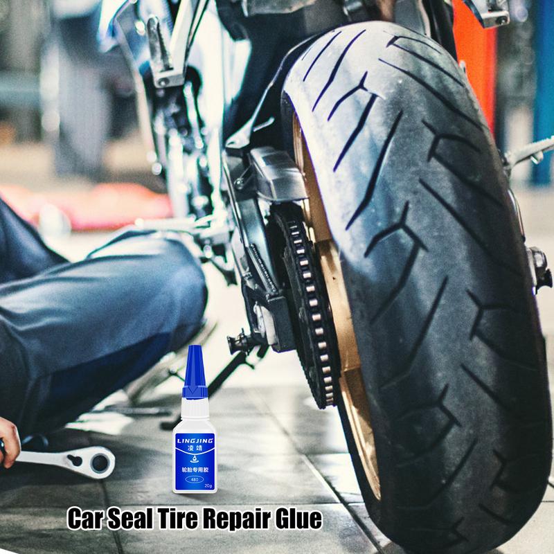 Strong Adhesive Tire Seal Glue 20g Vehicle Instant Super Glue For Tire Waterproof Tire Cracks Agent Tire Repairing Maintenance