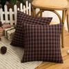 45x45cm 30x50cm Square Pillow Cases Christmas Scottish Tartan Plaid Cushion Covers Bed Sofa Pad Party Decor Throw Pillow Cover