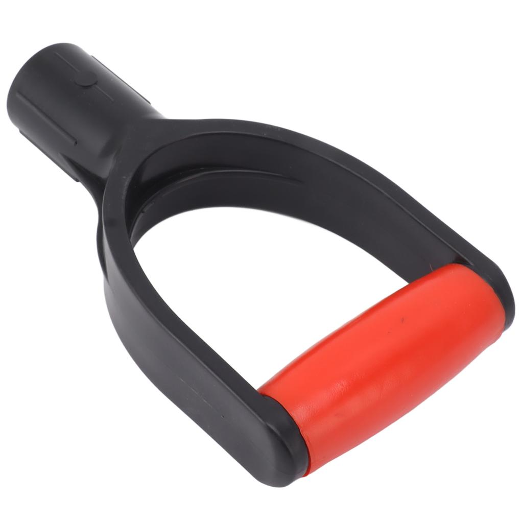Shovel D Grip Handle 32mm Inner Diameter Silicone Grip Reinforcement Snow Shovel Handle Replacement for Digging Raking