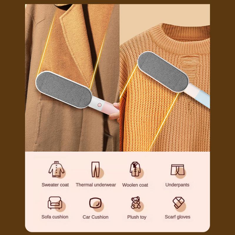 1~10PCS 4-in-1 Hair Remover Lint Rollers Brushes Clothes Hairball Remover Brush Dust Sticky Cleaner Fur Zapper Clean Pet Hair