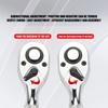 Multipurpose Ratchet Tool 72 Tooth Gear System Double Drive Heads 1/4 3/8 1/2inch For Confined Area Repairs