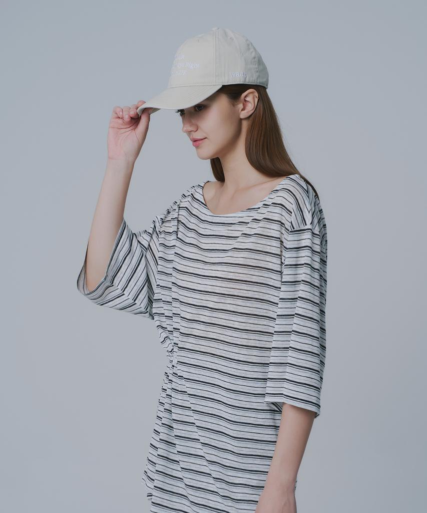 WAARFORWOMAN C003 War Logo Cap_Cream