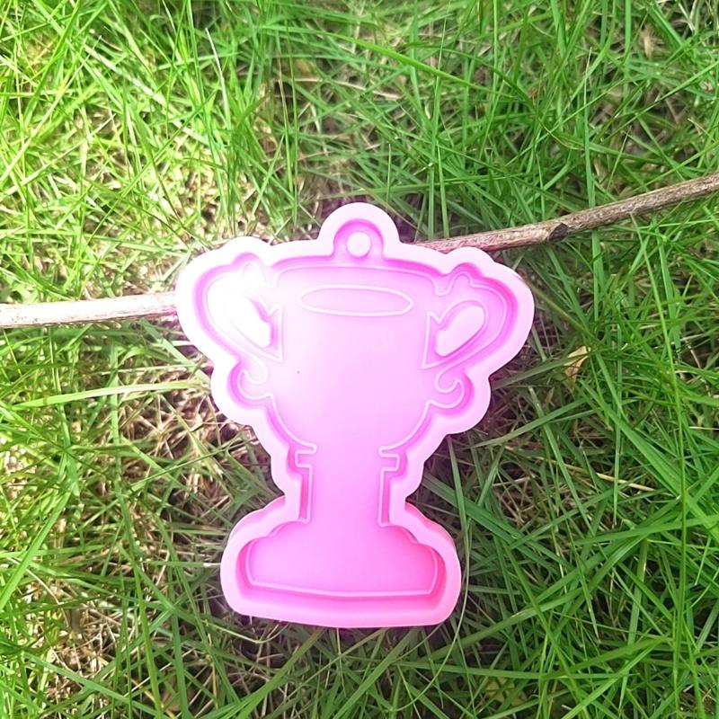 Resin Jewelry Molds,Keychain Resin Mold Trophies Silicone Mold for Resin Pendants Charm Keychain,Earrings,Jewelry Making