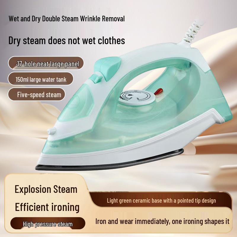 Compact Dual-Use Handheld Steam & Dry Iron: Mini Household Electric Ironing Machine