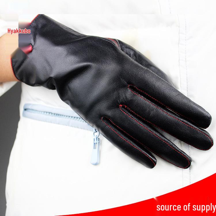 Women's Genuine Sheepskin Leather Gloves - New Style, Customizable
