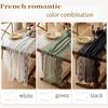 Lace Table Runners Rustic Boho Cloth Vintage Romantic Lace Tablecloth Striped and Floral Design for Wedding Kitchen Party Decor