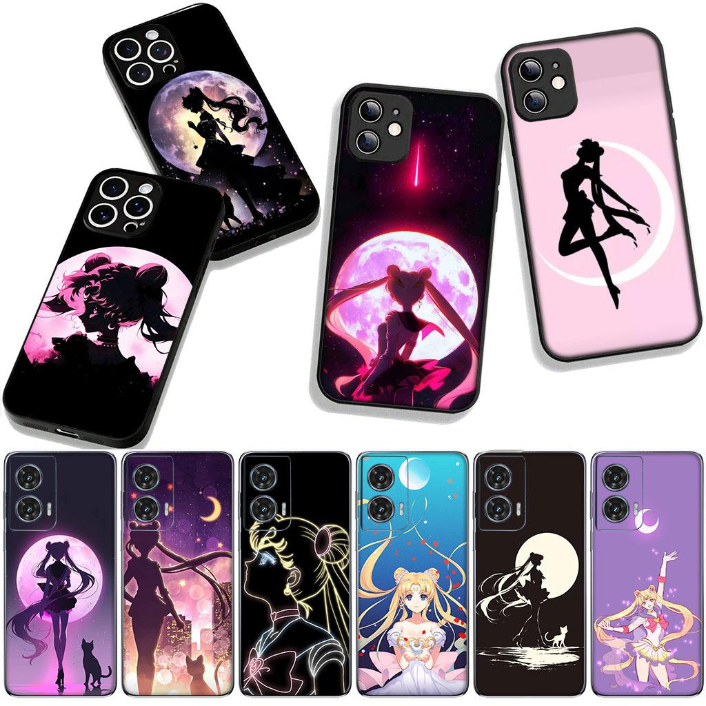 for Samsung Galaxy A36 A17 A26 A07 A35 A54 A53 A13 A33 A34 S8 S9 S20 S21 FE S10 Plus Phone Case Poster S-Sailors Movie Moon