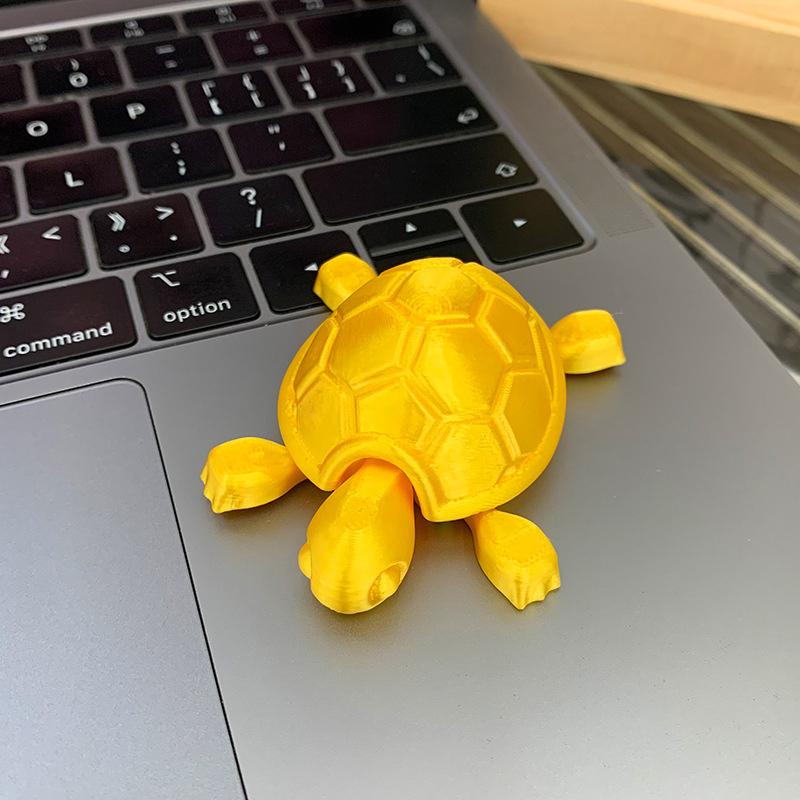 3D Printed Turtle Model Toys Multi-Joint Ornament Realistic Animal Figures Desktop Decoration Crafts Miniatures