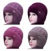 Cappello in Maglia Traspirante che Assorbe l'Umidità Caldo Foderato in Pile Doppio Strato Cappello per Clima Freddo Cappello Invernale Versatile
