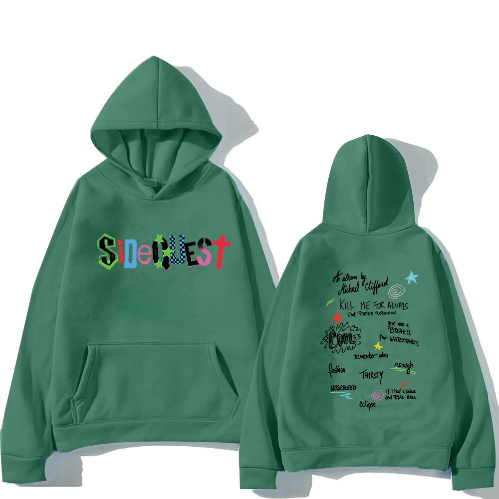 5 Seconds of Summer Michael Clifford Hoodie 2025 Album SIDEQUEST Herren/Damen Hoodies Harajuku Winterkleidung Pullover Sweatshirt