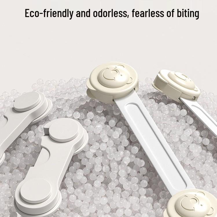 Child Safety Lock: Anti-Pinch Drawer, Door, and Fridge Protection Buckle