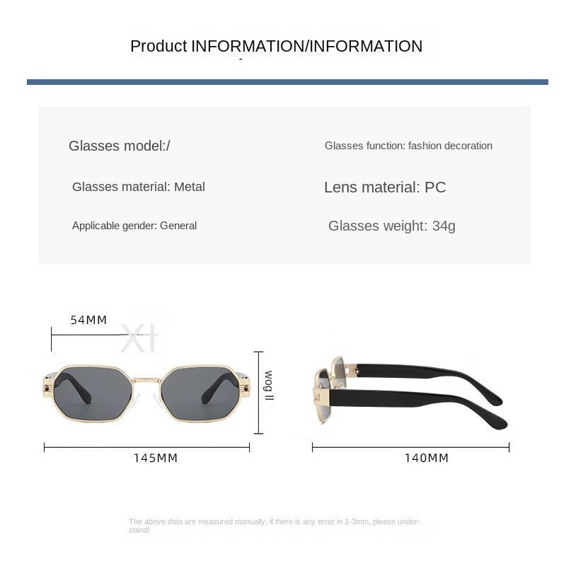 2PACK Luxury Square Vintage Women Sunglasses Ladies Fashion Brand Design Sun Glasses Women's Sunscreen Gafas De Sol UV400
