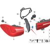 Taillight Trim Accessories for BMW X2 F39 (Parts 63217420749, 63217420750)