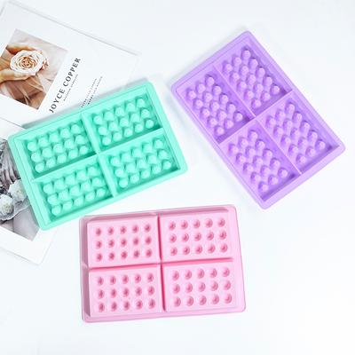 Waffles Silicone Baking Tray Circular Square Muffin Mold Silicone Baking Tray Bread Baking Tool