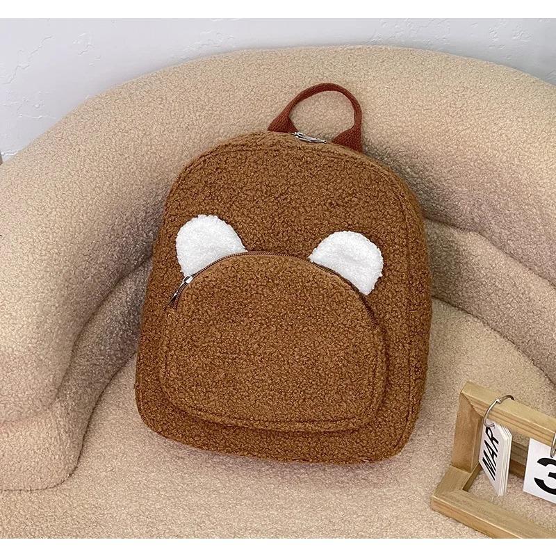 Plush Kids Backpack Boys Kindergarten Backpack Toddler Backpack Cartoon Backpack School Backpack Class Backpack