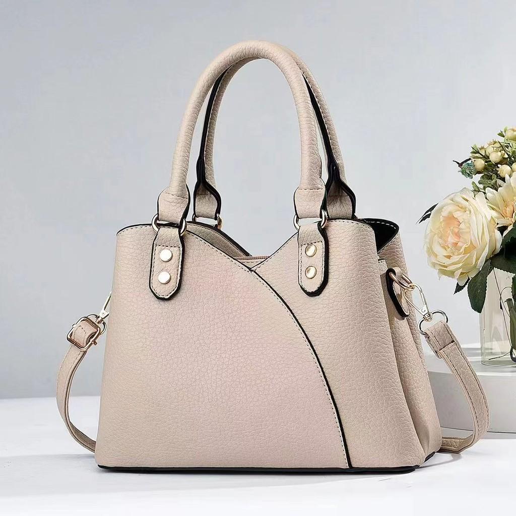 Stylish Multi Layer Mom Bag Large Capacity Pu Tote For Women In Chic Black Beige Wine Red