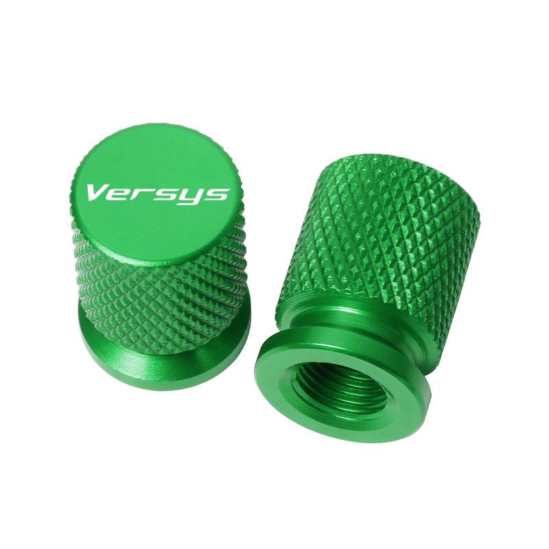

CNC Aluminum Tire Valve Air Port Stem Cover Cap Plug For Kawasaki Versys 300 650 1000 X300 2008-2025 Motorcycle Accessories