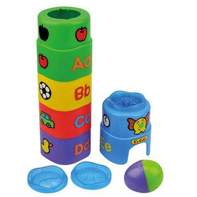 Case Kids Smart Cup Stacking Toy KA10629, Mixed Colors, 1 Piece, Korean Baby Products