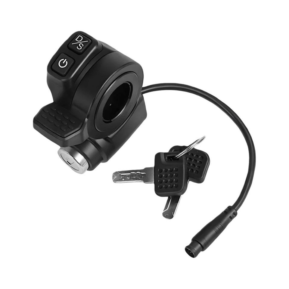 Security Throttle for Kukirin G2 Master E-Scooter Key Ignition Switch Thumb Accelerator Combo in Single Handlebar Control Unit Throttles 2