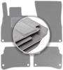Gray Car Mats For: Mercedes S W222 Sedan (2013-2020)