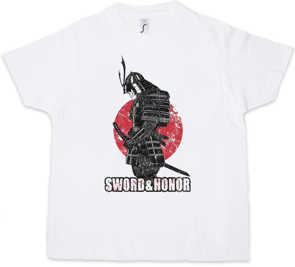 SWORD & HONOR Kids Boys kids boys T-Shirt Samurai Ninja Japan Warrior Sword Dakana Armor 130